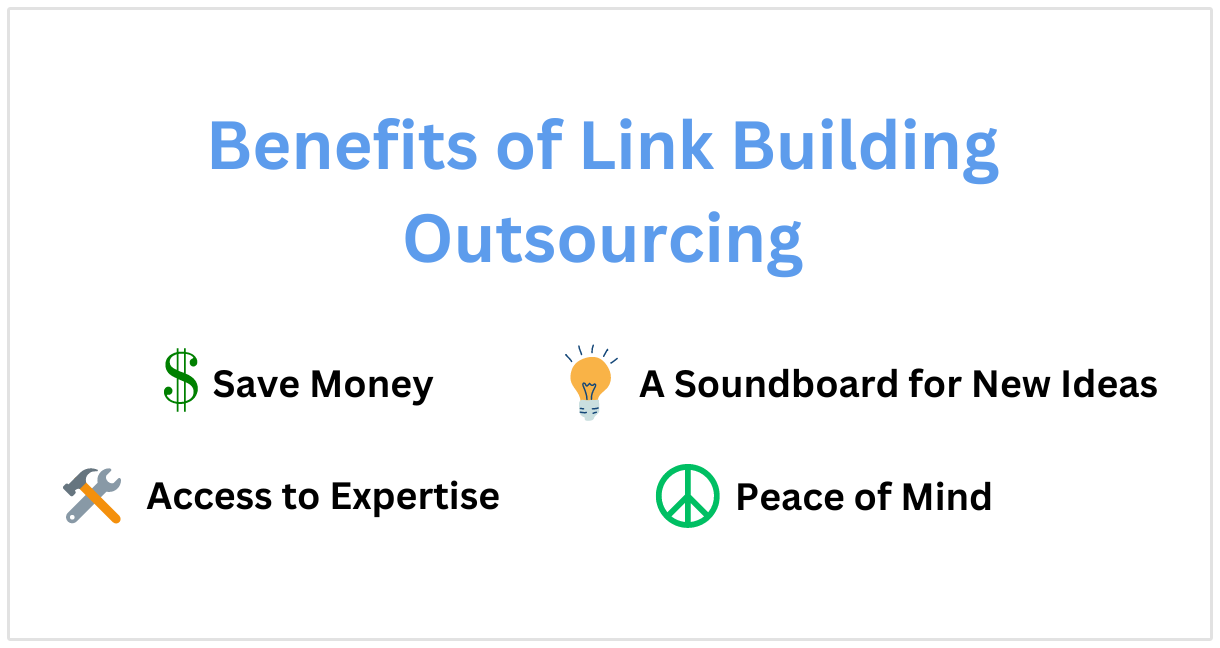 Benefits of outsourcing link building